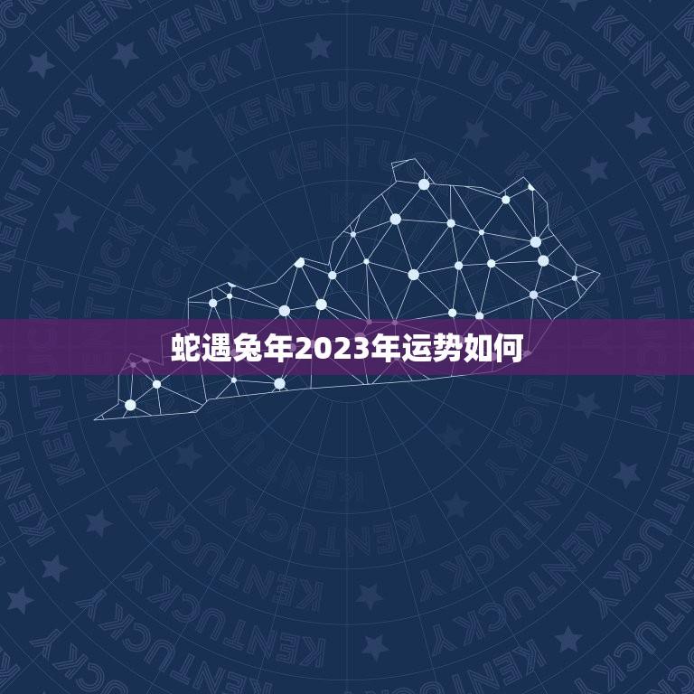 蛇遇兔年2023年运势如何(十二生肖蛇在兔年的运势分析)