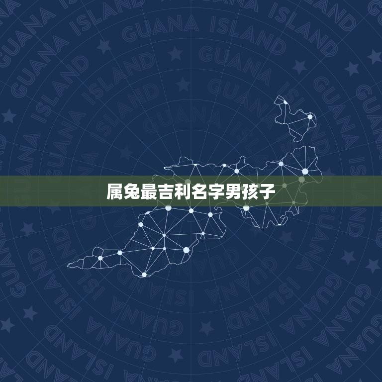 属兔最吉利名字男孩子(取名大全)