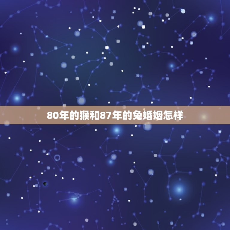 80年的猴和87年的兔婚姻怎样(讨论跨年龄段婚姻的挑战与机遇)