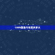 1999属兔今年周岁多大(属兔人的年龄计算方法)