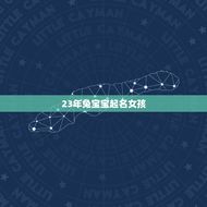 23年兔宝宝起名女孩(最适合兔宝宝的女孩名字)