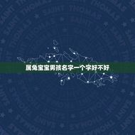 属兔宝宝男孩名字一个字好不好(推荐几个适合兔宝宝的单字名)
