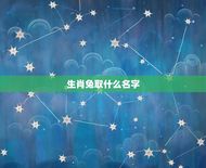 生肖兔取什么名字(有关兔子命名的方法和注意事项)