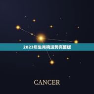 2023年生肖狗运势(详解狗年运势变化趋势)