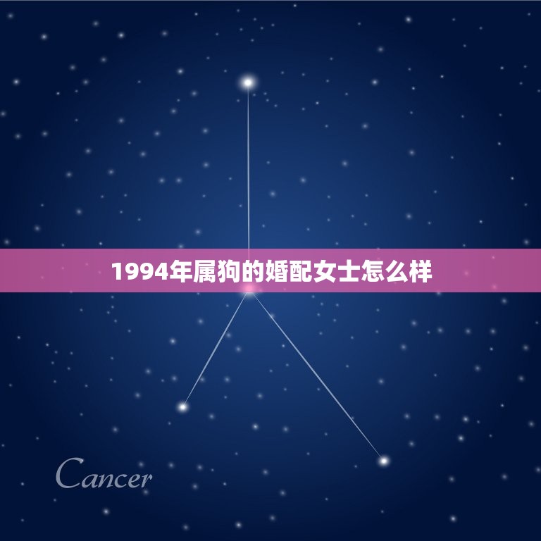 1994年属狗的婚配女士怎么样(如何选择婚姻对象)