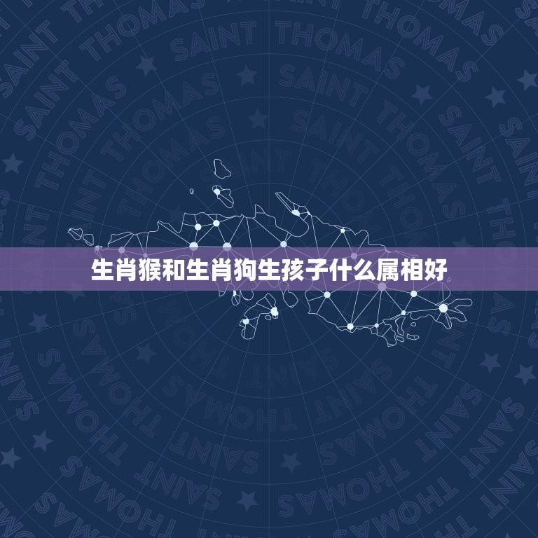 生肖猴和生肖狗生孩子什么属相好(如何选择属相)