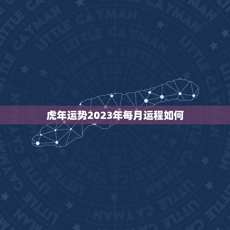 虎年运势2023年每月运程如何(详解23年12个月的运势走向)