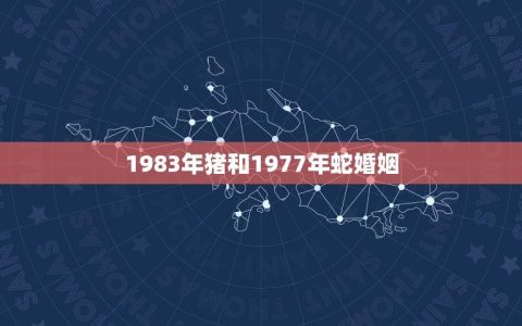 1983年猪和1977年蛇婚姻(十二生肖中的异类组合)