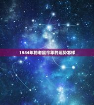 1984年的老鼠今年的运势怎样(2023年运势大介绍)