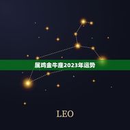 属鸡金牛座2023年运势(财运亨通事业顺利)