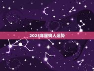 2023年属狗人运势(财运旺盛事业顺利感情平稳)