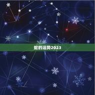 蛇的运势2023(命运将如何)