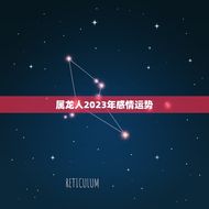 属龙人2023年感情运势(浪漫之年爱情甜蜜满满)