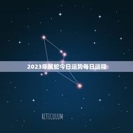 2023年属蛇今日运势每日运程(幸运之星照耀财运亨通)