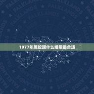 1977年属蛇跟什么婚姻最合适(如何选择配偶)