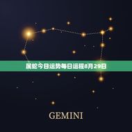 属蛇今日运势每日运程8月29日(好运连连事业顺利)