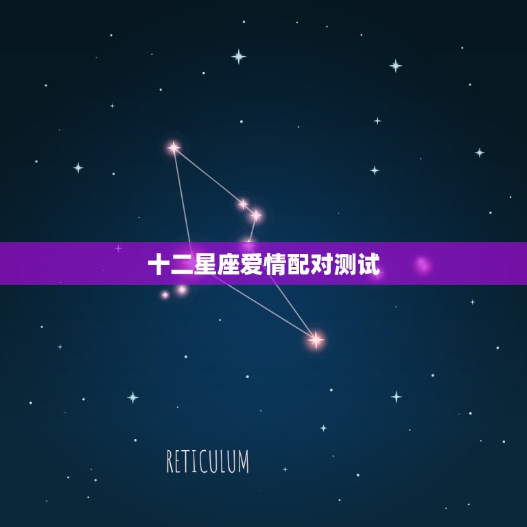 十二星座爱情配对测试(介绍星座之间的真爱缘分)