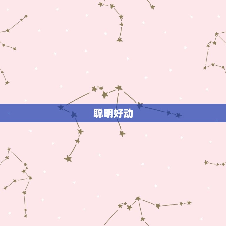 聪明好动