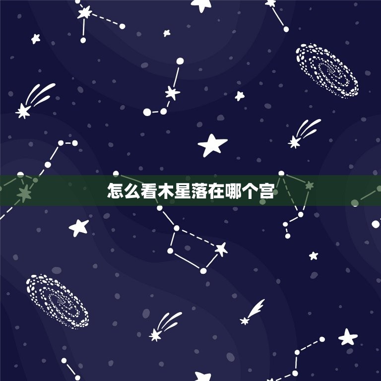 怎么看木星落在哪个宫(解读你的命盘)