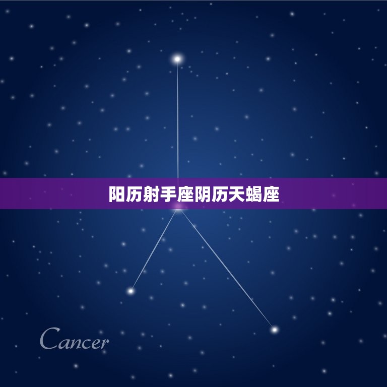 阳历射手座阴历天蝎座(性格特点大介绍)