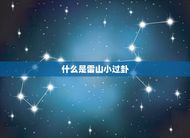 雷山小过卦预示着什么(提示未来趋势)