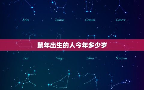 十二生肖今年多大岁数(你知道吗)