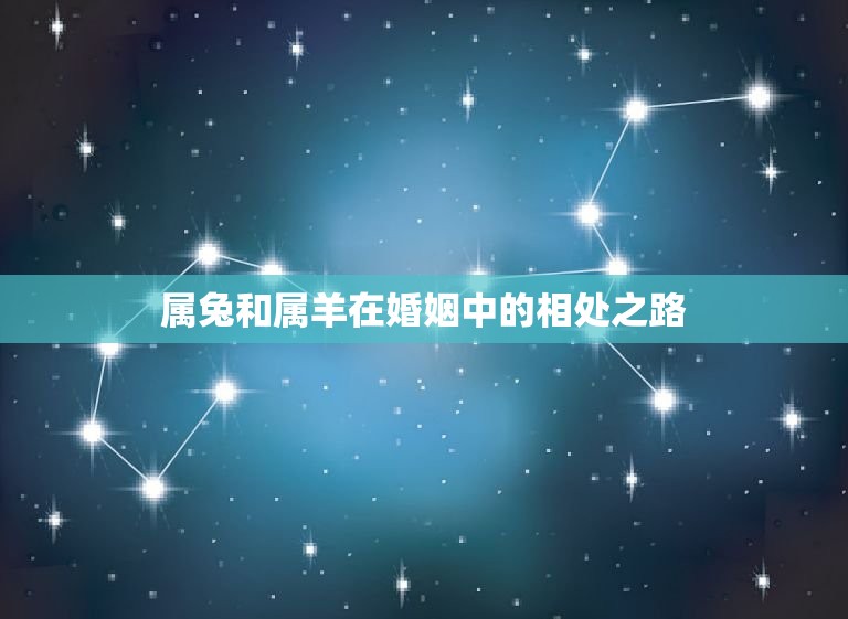 属兔和属羊婚姻相配吗(星座专家介绍)