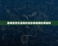 婚姻合不合属相很重要(如何避免属相不合带来的婚姻危机)