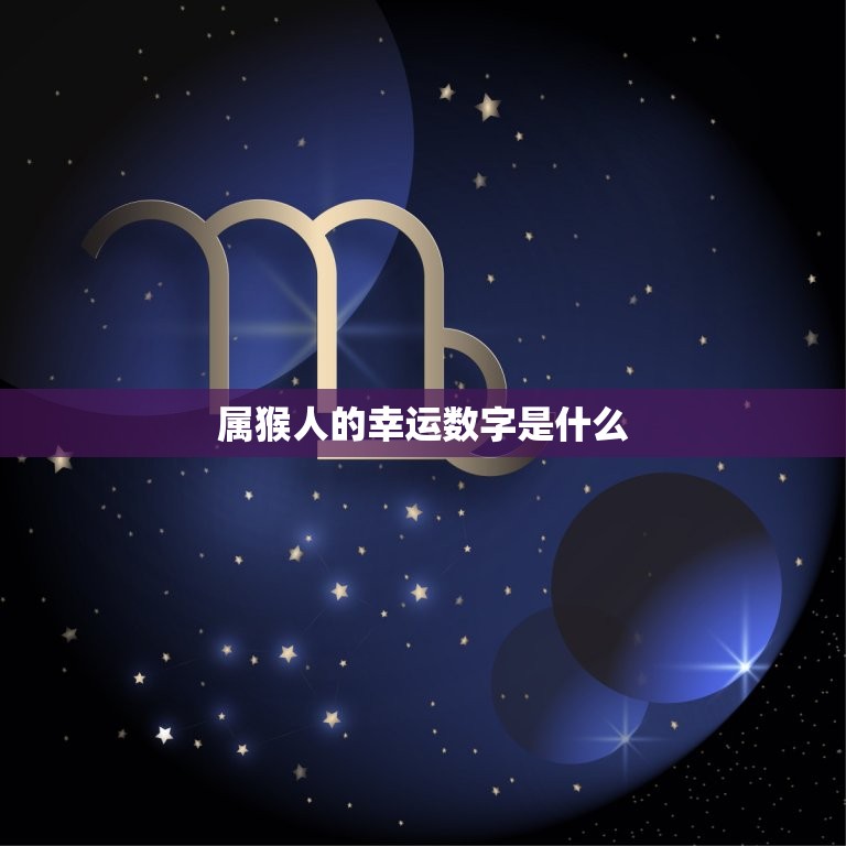 属猴人一生最旺的数字(介绍幸运数字与命运相关性)