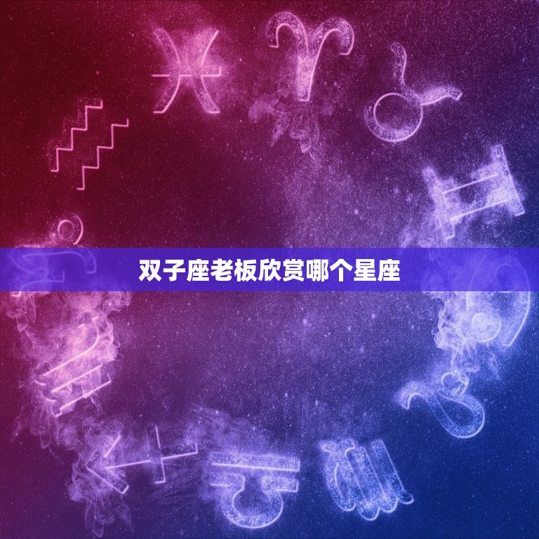 双子座老板欣赏哪个星座(聪明机智的水瓶座)