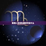 属猴人一生最旺的数字(介绍幸运数字与命运相关性)