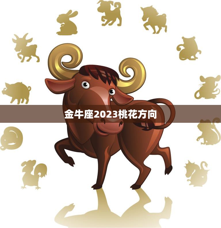 金牛座2023桃花方向(爱情运势大揭秘)