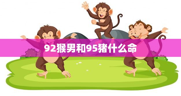 92猴男和95猪什么命(命运交错缘分相连)