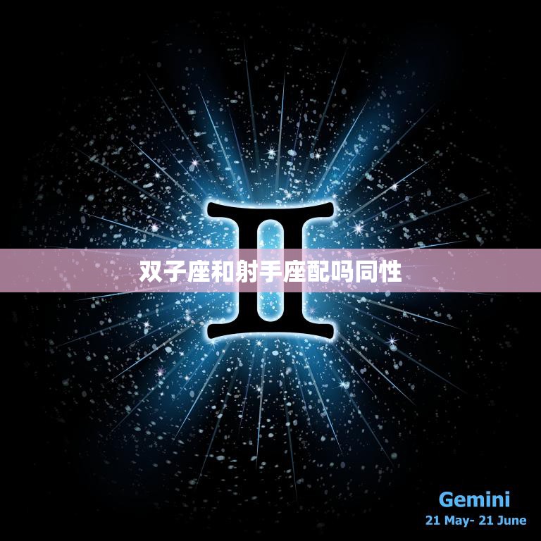 双子座和射手座配吗同性(星座配对分析)