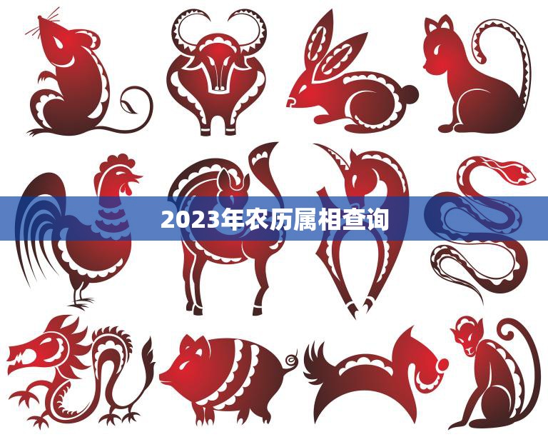 2023年农历属相查询(你的属相是什么)