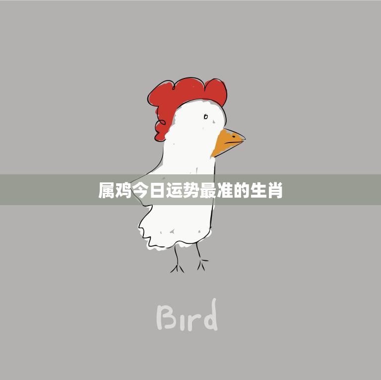 属鸡今日运势最准的生肖(你的贵人就在身边)