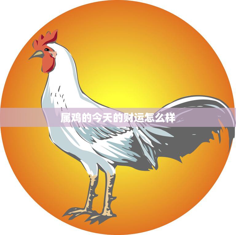 属鸡的今天的财运怎么样(财神爷眷顾财运亨通)