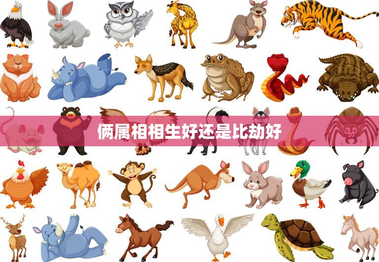 俩属相相生好还是比劫好(如何选择)