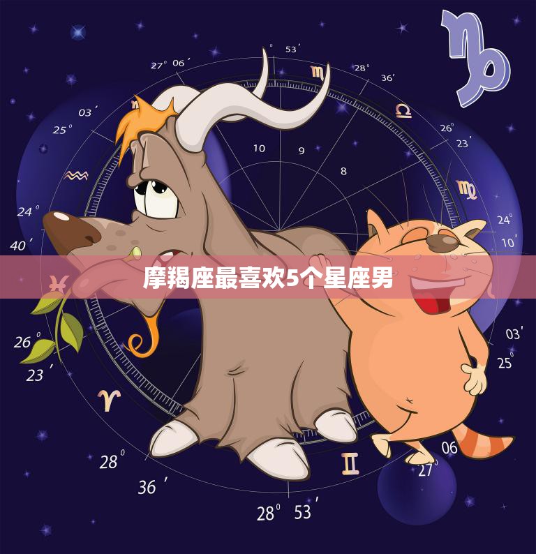 摩羯座最喜欢5个星座男(稳重可靠让摩羯女心动的星座男)