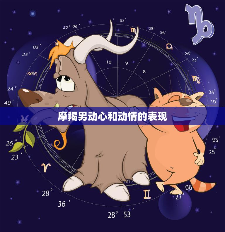 摩羯男动心和动情的表现(如何看出他们的真情实感)