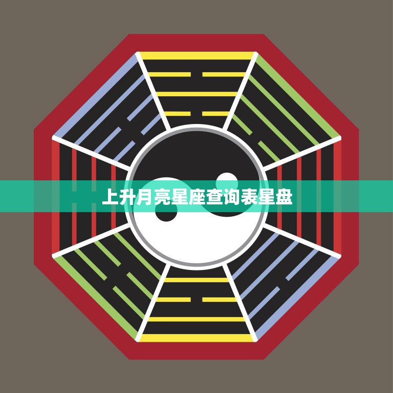 上升月亮星座查询表星盘(如何解读你的命盘)
