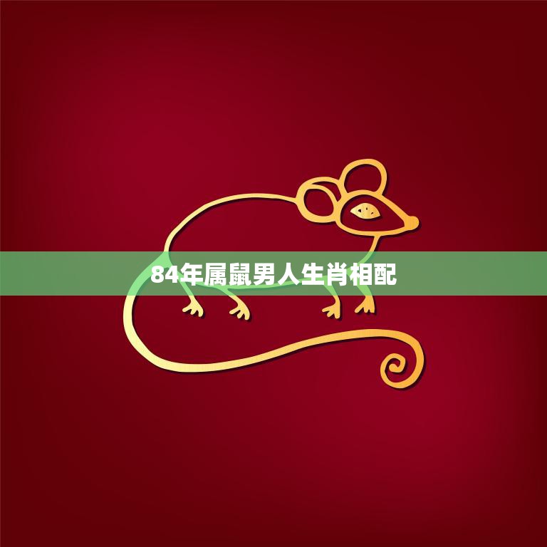 84年属鼠男人生肖相配(如何找到最佳配偶)
