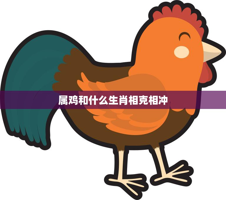 属鸡和什么生肖相克相冲(你知道吗)