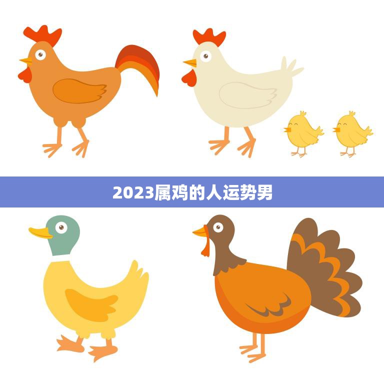 2023属鸡的人运势男(未来三年财运大好)