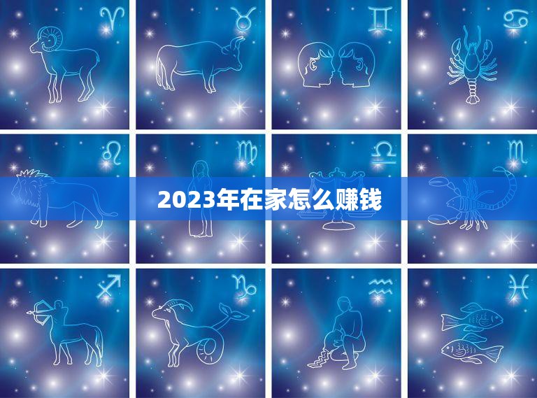 2023年在家怎么赚钱(创意赚钱方式让你实现财务自由)