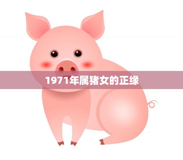1971年属猪女的正缘(命中注定的爱情)