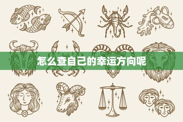 怎么查自己的幸运方向呢(掌握的方法)