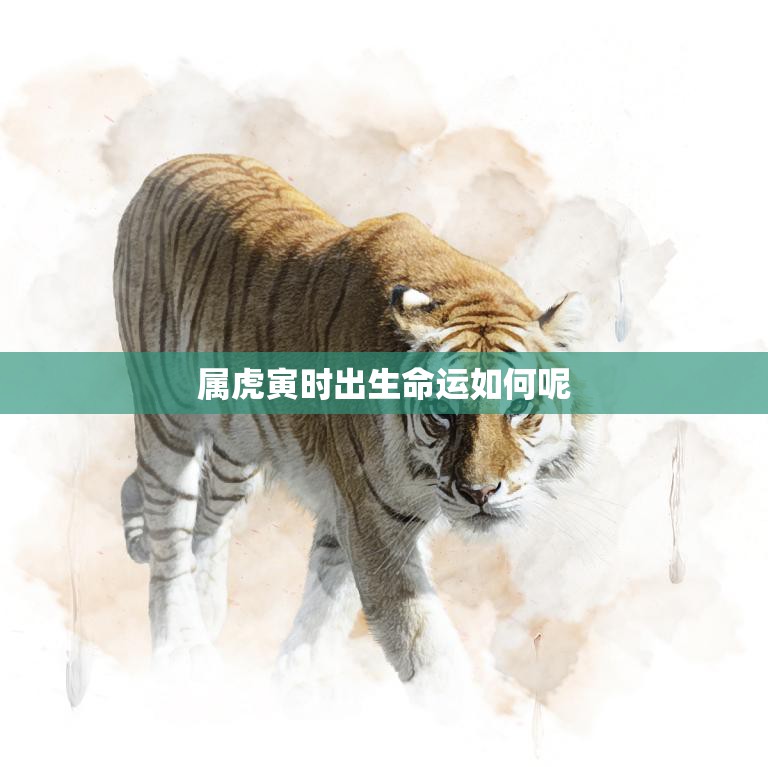 属虎寅时出生命运如何呢(探究属虎寅时人的命运特点)