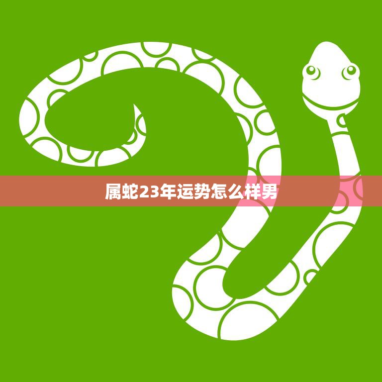 属蛇23年运势怎么样男(2023年运势大揭秘)