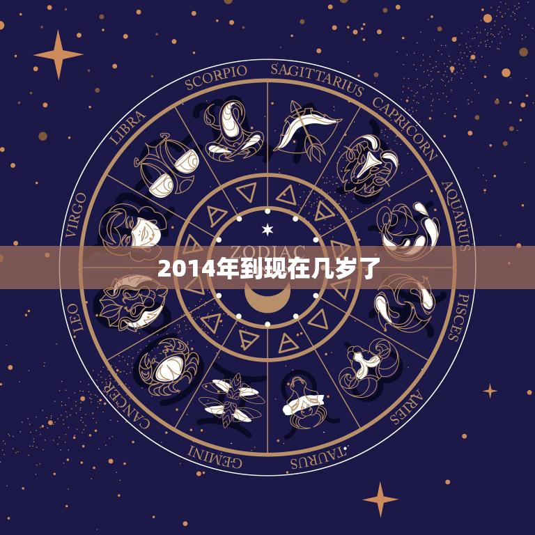 2014年到现在几岁了(时间的流逝岁月的沉淀)